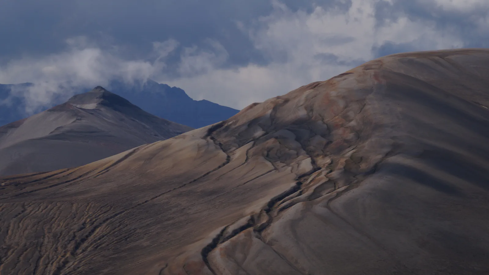 Wide Katmai wilderness beneath an Alaska sky